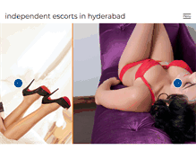 Tablet Screenshot of independentescortsinhyderabad.com